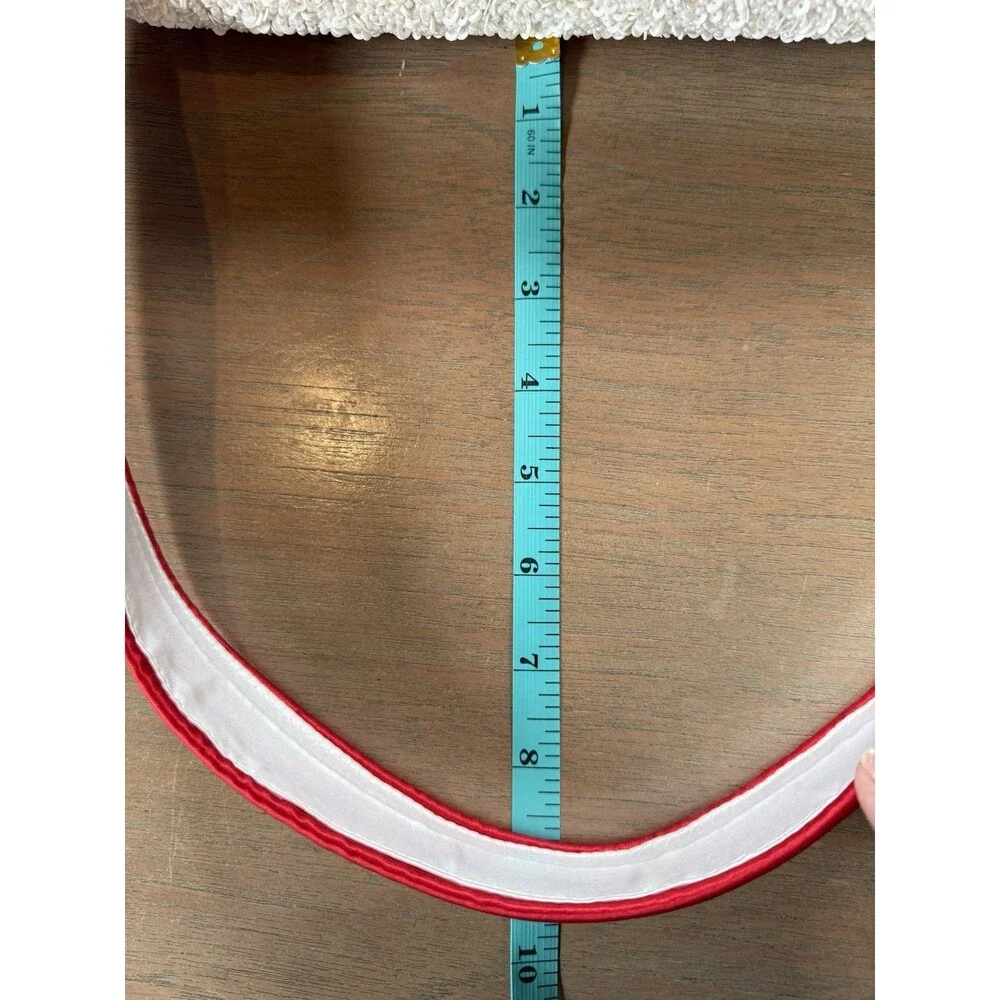 Beaded Tomato Bag Handcrafted In India NEW w/tags Viral Tiktok Red White 10x6" - Picture 10 of 16